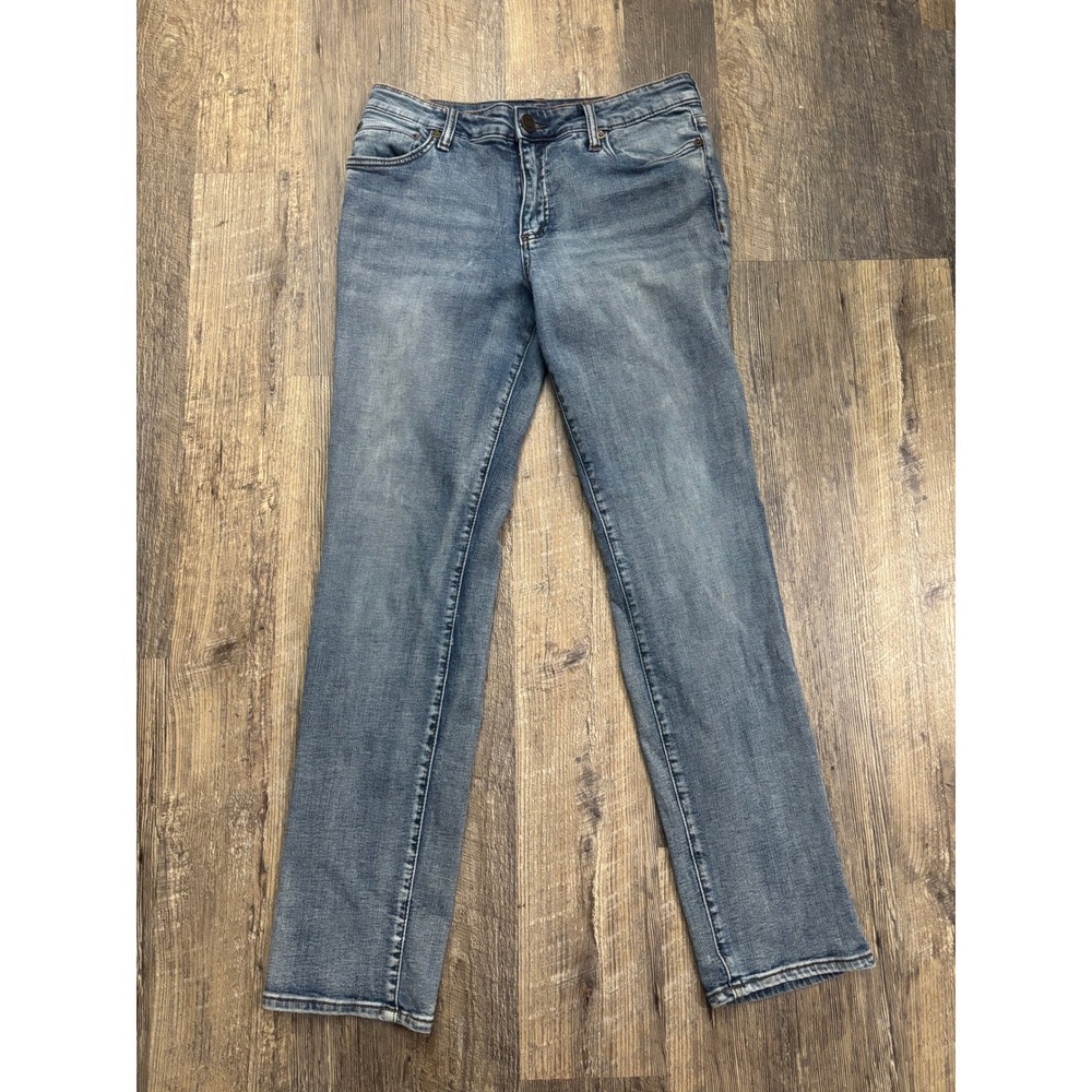 Kut‎ from the Kloth Katy Boyfriend Jeans Medium Wash Blue Straight Leg Size 4